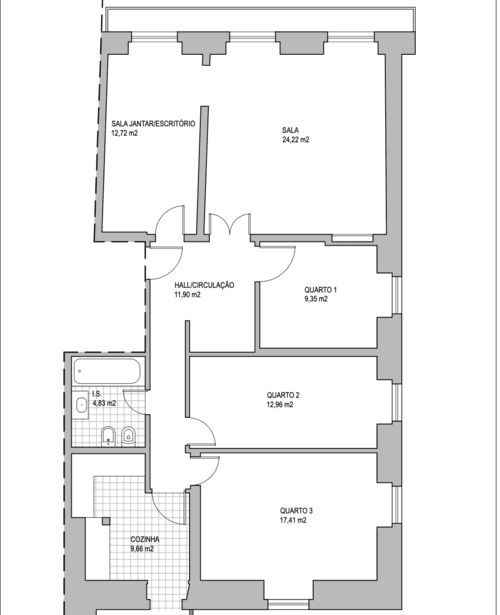 PF41387 - Apartamento T3, Estrela, Lisboa - Imagem 29