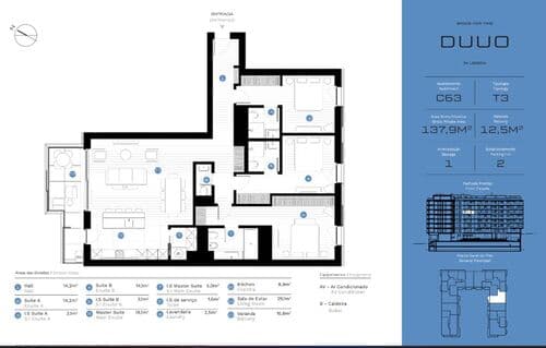 PF41553 - Apartamento T3 com piscina, Praça de Espanha, Lisboa - Imagem 60