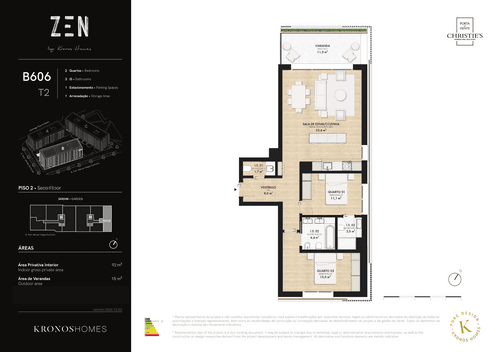 PF42256 - Apartamento T2 com piscina, Telheiras, Lisboa - Imagem 30